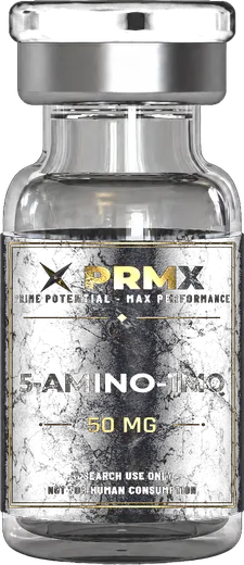 PRMX 5-Amino-1MQ research peptide vial