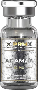 PRMX Adamax research peptide vial
