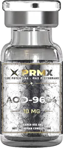 PRMX AOD-9604 research peptide vial