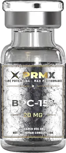 PRMX BPC-157 research peptide vial