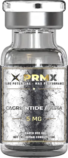 PRMX Cagrilintide / GLP-1 (S) research peptide vial