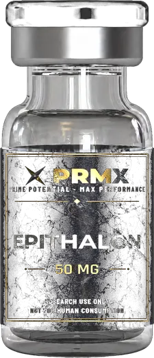 PRMX Epithalon research peptide vial
