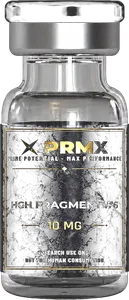 PRMX HGH Fragment 176-191 research peptide vial