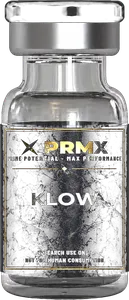 PRMX Klow research peptide vial