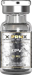 PRMX KPV research peptide vial