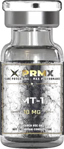 PRMX MT-1 research peptide vial