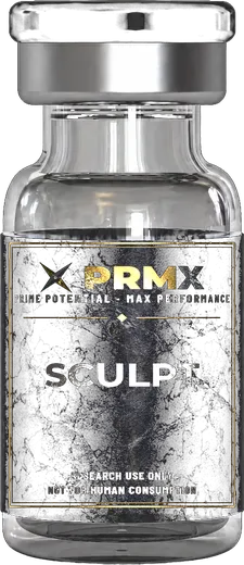 PRMX Sculpt research peptide vial