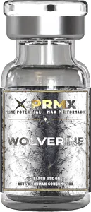 PRMX Wolverine research peptide vial